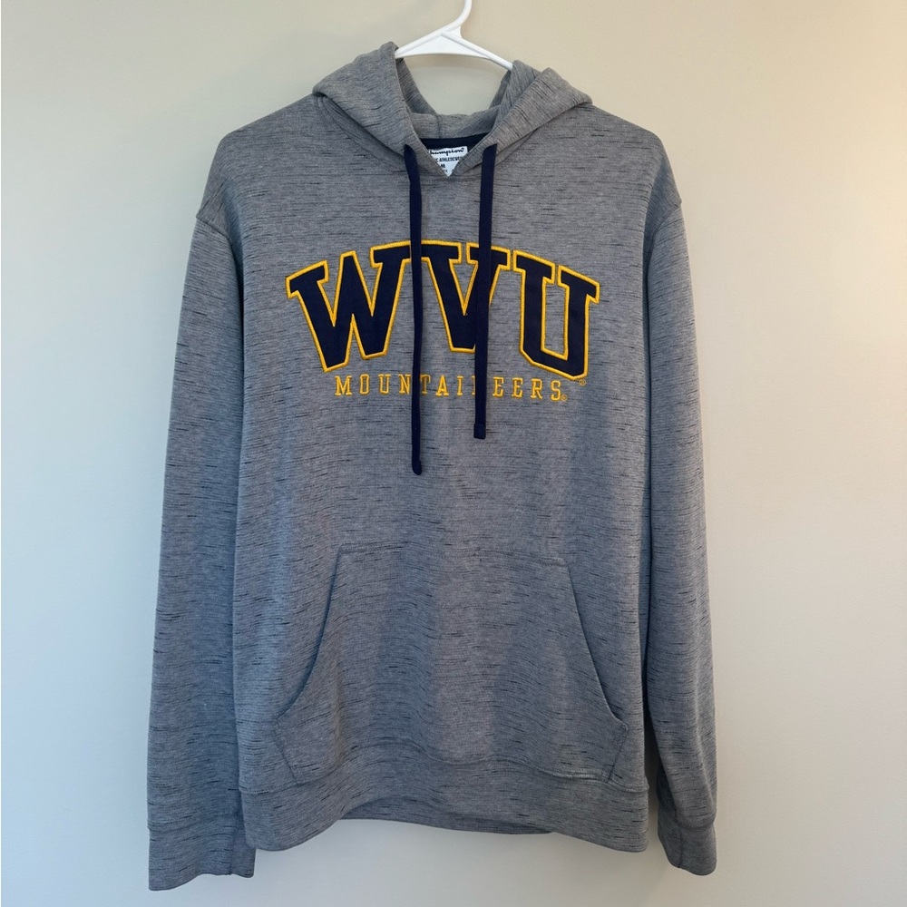 Champion Gray WVU Mountaineers Hoodie